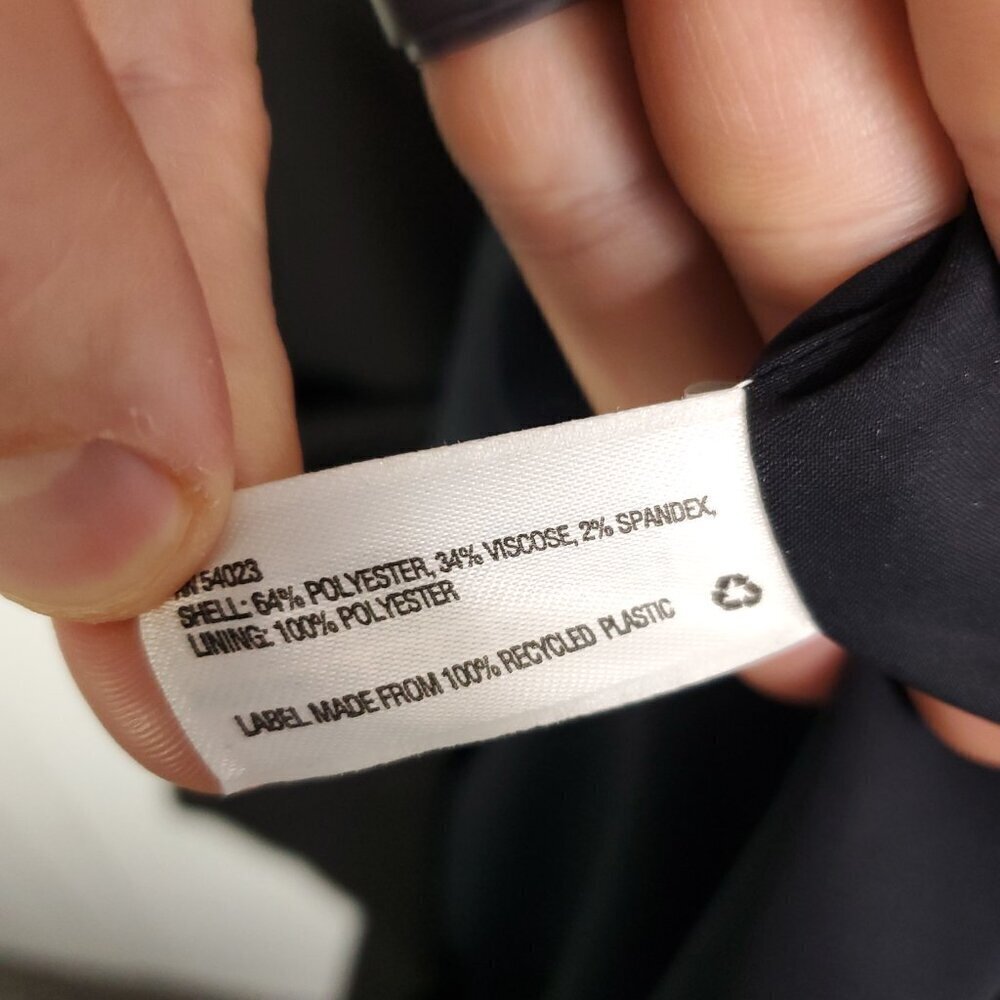 Gap Dress Womens 6 Hidden Zip Classic Black Staple Capsule Wardrobe LBD Lined - Picture 7 of 10